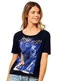 CECIL Damen B318185 Jerseyshirt, deep Blue, S