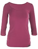 WINSHAPE Damen Ws4 3/4-arm Shirt, Berry Love, XL EU