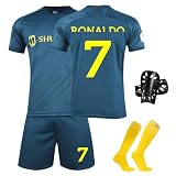 Sternstunde Trikot Sets Kinder, Hause/Auswärts Fußballtrikot für Kinder,Herren Jungen Fussball Jersey Football Trikots, Sportshirt Junge Football Training Tshirts Shorts (A01, 10-11 Jahre)