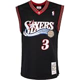 Mitchell & Ness Swingman Allen Iverson Philadelphia 76ers 00/01 Trikot (L, Black)