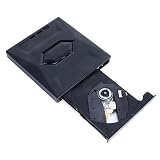 Plyisty Externes DVD-Laufwerk, Treiber für Optische DVD-Discs, Unterstützt Optische Festplatten der Serie 120 80, Hochgeschwindigkeits-Datenübertragung, für Windows XP 2003, 8, 7, Linux,
