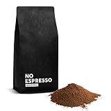 No Coffee® – No Espresso Premium Bio Espresso entkoffeiniert gemahlen (250g) | Decaf Coffee mit Wasser entkoffeiniert | Espresso koffeinfrei gemahlen | Entkoffeinierter Kaffee g