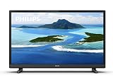 PHILIPS 24PHS5507/12 60 cm (24 Zoll) Fernseher (HD, Triple Tuner, HDMI, USB, CI+, Mattschwarz) [Modelljahr 2022]