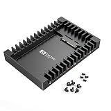 2,5'' auf 3,5'' Festplattenadapter, SANZANG 2,5 auf 3,5 SATA HDD SSD Montagehalterung Konverter mit SATA III Schnittstelle für 7/9,5/12,5 mm 2,5 Zoll HDD/SSD