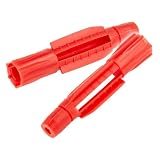 tecuro Hohlraumdübel Knotendübel 6,0 x 37 mm - 100 Stück - Universaldübel für Beton, Vollstein, Hohllochziegel, Hohlblockstein, Porenbeton, Gipskartonplatte, Gipsfaserp