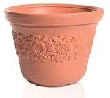 Pflanztopf Blumentopf Pflanzkübel Blumenkübel Suny Terrakotta 5 Größen (30)