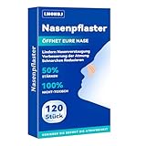 120 Stück Nasenpflaster Schnarchen, Nose Strips Nasal Strips Verbesserter Typ Nasenpflaster Besser Atmen Gut Anti-Schnarchen, Nicht Schnarchende Pflaster Verbessern die Atmung (Braun)