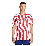Atletico de Madrid Unisex Atm Y Nk Df Stad Jsy Ss Hm T-Shirt Atlético de Madrid, White/Deep Royal Blue/Deep Royal Blue, L