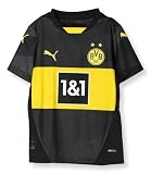 PUMA BVB Away Jersey Replica Jr Black-Faster Yellow - 164