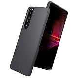 CYRILL von Spigen Stone Staubfrei kompatibel mit Sony Xperia 1 III Hülle, (2021) (6,5 Zoll) Soft TPU Silikon Schutzhülle Case - Dusk Dark Gray