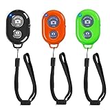 AOQIYUE Kabelloser Fernauslöser für Handys und Tablets (3er-Pack), Bluetooth-Fernbedienung für iPhone/Android-Kamerasteuerung, Selfie-Klicker für Fotos und Videos, inklusive Handgelenk