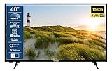 TELEFUNKEN XF40SN550S 40 Zoll Fernseher/Smart TV (Full HD, HDR, Triple-Tuner) - Inkl. 6 Monate HD+ [2023], Schw