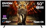DYON ULTIMAX 50U-TI - 50 Zoll (126 cm) Fernseher (4K Ultra-HD Smart TV, Tizen OS, Triple Tuner (DVB-C/-S2/-T2), Samsung Smart & Gaming Hub, Prime Video, Netflix, Disney+) [2025]