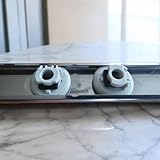 4x Optimierte für Miele Ersatz-Korbführungsrolle-Klammer aus hochwertigem M