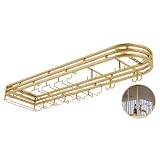 Schwarzes Hängendes Weinregal aus Metall, schwimmende Regale, Eisen, Decke, Weinglasregal, Lagerregale, Weinbecher, Hängehalter, Eisen-Präsentationsständer, Weinhalter für Zuhause, Bar, Esszimmer,