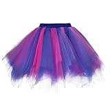 Damen Sale Tüllrock Damen Tutu Gothic Kleid Damen Unterrock Rockabilly Petticoat Yellow Skirt Pliseerock Karneval Kostüm Damen XXL Einfache Karneval Kostüme Pinker Rock