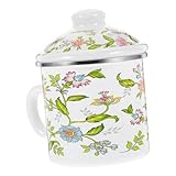 PHENOFICE Wasserbecher the office mug kaffeekanne wasserbrille tea cup Becher mit heißer Schokolade Teedose Kaffeetassen Kaffeebecher Emaille-Tasse im Vintage-Stil Vintage Tasse aus E