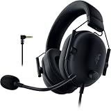 Razer Blackshark V2 X (Playstation) - Kabelgebundenes E-Sport Headset für Playstation Konsole (250g, Nierenmikrofon, 50mm Treiber, Passive Geräuschunterdrückung, 3,5mm Anschluss) Schw