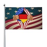 Sommer Flaggen Deutschland, Blut In Mir 90X150Cm Dekorative Fahnen Langlebig Hofflagge With Metal Grommets Yard Sign Décor Für Garten Festival B