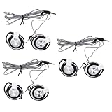 CAXUSD 3St Clip-on-Ear-Kopfhörer Headset rpwl cd overear bloototh kopfhörer Stereo-Kopfhörer Ears Headphones Cable Ties kopfhörer Soy fernsehr Ohrbügel Kopfhörer kabelgebundene Ohrhö
