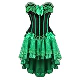 GFPGNDFHG Dirndl Sale Weisses Korsett Korsett Grau Brown Corset Schwarzes Korsett Kleid Halloween Kostüm Damen Piratin Orange Corset Korsett Pirat Oktoberfest Damen Outfit Comfit B