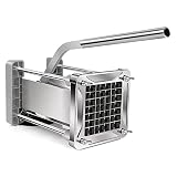 Pommes Frites Schneider, Sopito Pommesschneider Edelstahl Professioneller French Fries Cutter mit 12x12mm Kling