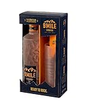 9 MILE Vodka Geschenkeset mit 0,7l Flasche & 9 MILE Glas – 37,5% Vol. Premium Vodka mit LED-Beleuchtung, Granite Rock Filtration & mildem Geschmack – ideal für Longdrinks oder den puren G