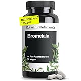 Bromelain - 400 mg (2000 F.I.P) - 90 magensaftresistente Kapseln - Natürlicher Ananas Extrakt - Laborgeprüft, hochdosiert und in Deutschland p