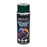 VE-INDUSTRIES Lackspray nach RAL Spraydose 400ml Buntlack für Holz, Metall (Tannengrün - RAL6009)