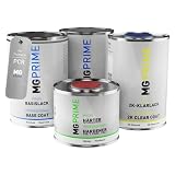 MG PRIME Autolack Dose Set für Trumpchi PCR Helan Orange Pearl Grundlack Basislack 2K Klarlack Härter spritzfertig 3,5L