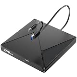 BHHB Externes CD DVD Laufwerk USB 3.0 & USB-C CD/DVD Laufwerk Extern, CD DVD +/-RW ROM Brenner Optical External DVD Drive für Laptop, PC, Desktop, MacBook, iMac, Windows 11/10/8/7/XP/Linux/MacOS