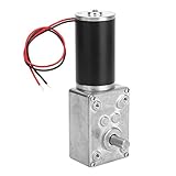 24V 10RPM DC Schneckengetriebemotor 50kg.cm 31mm Hohe Torsion Selbsthemmende Motor Reversed Mini Turbine Getriebemotor für DIY Roboter Drehtisch Türschloss Vorhang M
