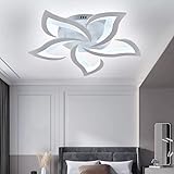 Arcadia Led Deckenleuchte Moderne, Lampe Wohnzimmer, Schlafzimmer, Küche, Kinderzimmer mit Warm- und Kaltlicht, Deckenlampe Dimmbar mit Fernbedienung und App-Steuerung - 4000LM 48W 60C