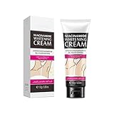 Gesichtsfleckenkorrektur - Nicotinamid-Gesichtsaufhellungscreme,100 g Pigmentkorrekturcreme, aufhellende Sommersprossencreme, Creme gegen schwarze Flecken, Anti-Flecken-Gesichtscreme für ein Rianp