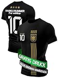 IIIII20Fo7IIIII Fussball Deutschland Trikot Em 2024 Kinder mit eigenem Namen personalisiert - Jungen National Fußball Kind Trikots - Jungs Fanartikel deutsche Nationalmannschaft YT5BG