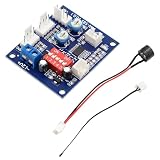 APKLVSR PWM Lüftersteuerung,DC 12V 4 Draht Thermostat PWM Lüfter Drehzahlregler Regler Modul mit Sensor für PC Lüfter Temperaturregler,Auto-Drehzahlregelung &Temperaturregelung