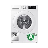 SAMSUNG WW90CGC04DTEEC Waschmaschine, 9 kg, AI EcoBubble™ mit SmartThings und künstlicher Intelligenz, Klasse A, Weiß