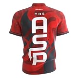 Target Darts Nathan Aspinall Dart Shirt ASP 2024 Edition (Groß) – Darts Top, Mens Dart Shirts, Coolplay Collarless Pro Darts Shirt, Player Edition T-Shirt, Dart G