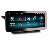 Erisin 12.3' 8-Kern Android 13 Autoradio Bluetooth 5.0 GPS Navi für Mercedes-Benz GLK-Klasse X204 2013-2015 NTG 4.5 Unterstützt IPS DAB+ CarPlay Android Auto DSP WiFi 4G OEM RDS Canbus【8GB+128GB】