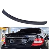 CHYPAAK Kompatibel für Benz C-Class W204 2Door 4Door AMG R PSM V C74 Style, Auto-Heckspoiler, Lippe, Heckflügel, Auto-Styling, Body-Kit-Zubehör, echtes Carbon, E 4 VT