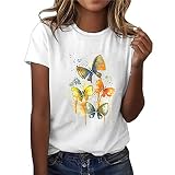 XTBFOOJ Blusen Zipfel Tunika Bluse Kariert Retro Oberteile Oversize Hemdbluse Tops Blusentop Weiß Tunika Kurzarm Blusenkragen TräGerlose Oberteile for Hemdbluse Tops Große Größ