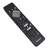 ALLIMITY BRC0884301-01 Fernbedienung Ersetzen für Philips 4K UHD TV 24PFS6855/12 43PUS6504/12 32PFS6805/12 43PUS6504/62 65PUS6554/12 50PUS6554/12 43PUS6554/12 43PFS6805/12 58PUS6504/12