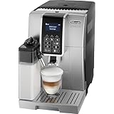 DELONGHI Dinamica ECAM352.57.SB Kaffeevollautomat LatteCrema-System, 1450W, 15 bar Pumpendruck, programmierbar, Kaffeekannenfunk