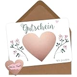 OWLBOOK 5 Rubbelkarten zum selber beschriften - Gutschein - Rubbellos für eigenen Text | Geschenke für Frauen Geburtstagsgeschenke | Ostergeschenke für Erwachsene | Geschenkg