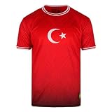 Fußballtrikots, Fußball Trikot Türkei, Nationalmannschaften, Fan-Trikot, Türkei Trikot - Fußball T-Shirt (L)