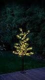 Northpoint LED Baum Tannenbaum Nadelbaum 150cm hoch Weihnachtsbaum Braun nur 3,6W Stromverbrauch mit 150 LED