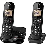 Panasonic KX-TGC 422 GB, schnurloses Telefon mit Anrufbeantworter und Zusatz-S