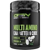 EAA Multi Amino - 500 Tabletten mit je 1000 mg - Human Code Formel mit 8 essenziellen Aminosäuren - Aus pflanzlicher Fermentation - Hochdosiert, vegan & laborgeprü