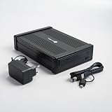 Vinpower Digital BDR-212V, externer Blu-ray Brenner im Aluminiumgehäuse,High-End Ausführung, USB 3.2, lautlos, USB-A/-C Kabel, inkl. Netzteil, BD-R bis 50GB, schw