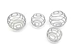 4 Stück Shaker Ball Shaker Kugel Edelstahl Shaker Kugel Stainless Steel Mixing Flaschenmischer Ball Kugel Protein Mixer für Sport Fitness Protein Blended Getränk